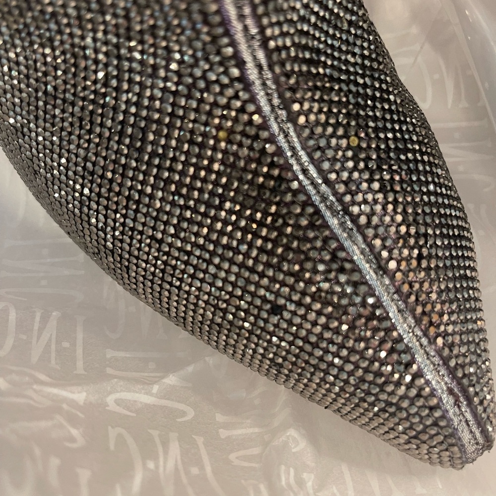 NWT INC Pewter Crystal Knee Boots - Picture 3 of 7